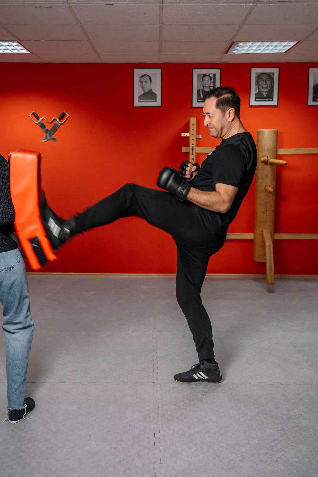 Kontrolliertes Belastungstraining in der Selbstverteidigung bei Dragon Defense in Singen